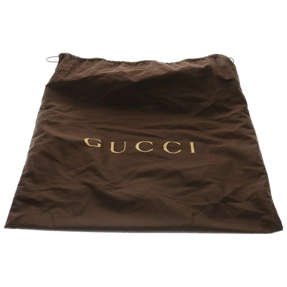 GUCCI heart tote bag handbag purple brown canvas leather - Picture 6 of 6